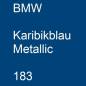 Preview: BMW, Karibikblau Metallic, 183.